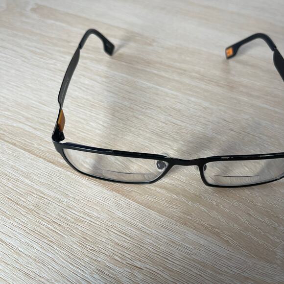 Hugo Boss Orange BO 0001 003 Eyeglasses READ Frames Only Metal Black 53-16-140 - Picture 8 of 10